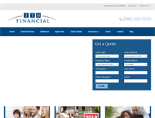 Tablet Screenshot of jtmfinancial.net